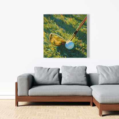 Golden club - 32"x32" Canvas