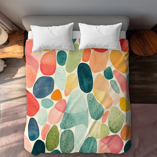 Seedy shapes - 88"x88" Duvet Cover