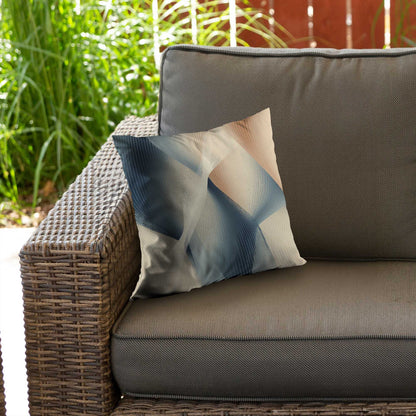 Coussin décoratif en sergé de polyester Heavenly Threads | Accessoire de décoration intérieure