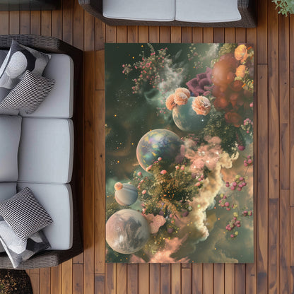 Bloom space Green Outdoor Area Rug for Home Decor | Stylish