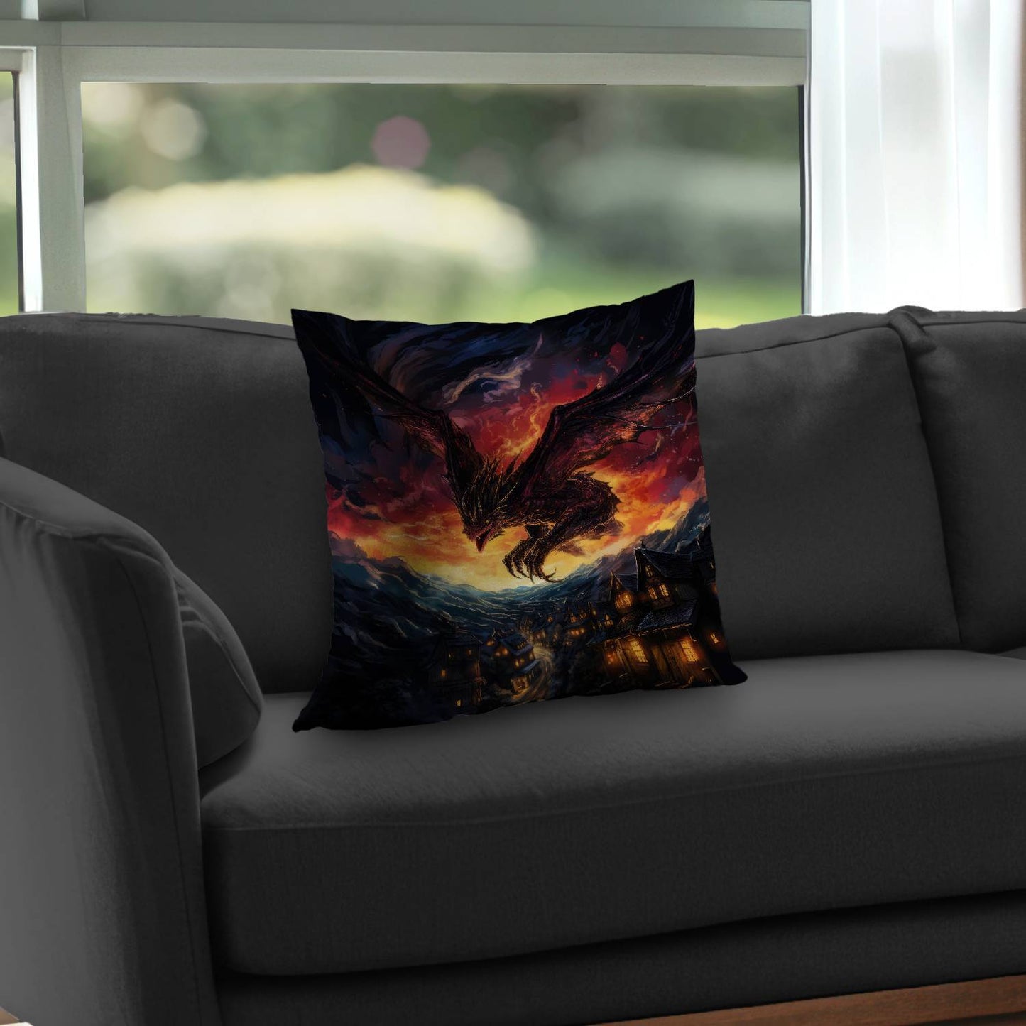 Back for Revenge Black Poly Twill Throw Pillow | Home Decor