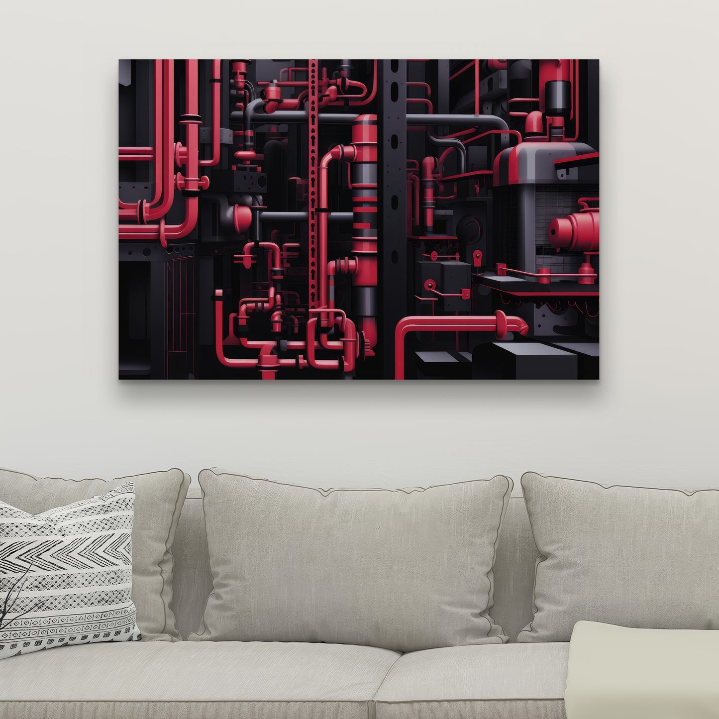 Machinery - 32"x32" Canvas