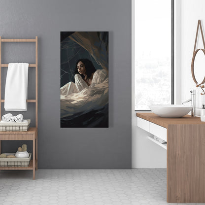 Spider princess - Black Canvas Art for Stylish Home Decor