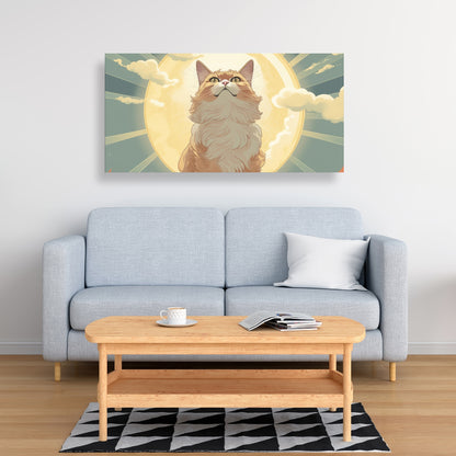 Moewing Above - Blue Canvas Art for Home Decor | Stylish Design