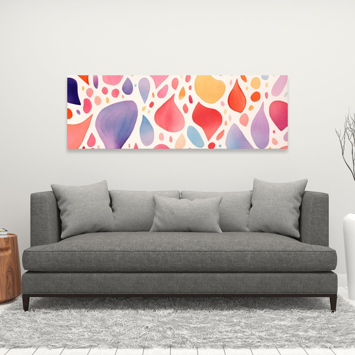 Splotches - Orange Canvas Art for Stylish Home Decor