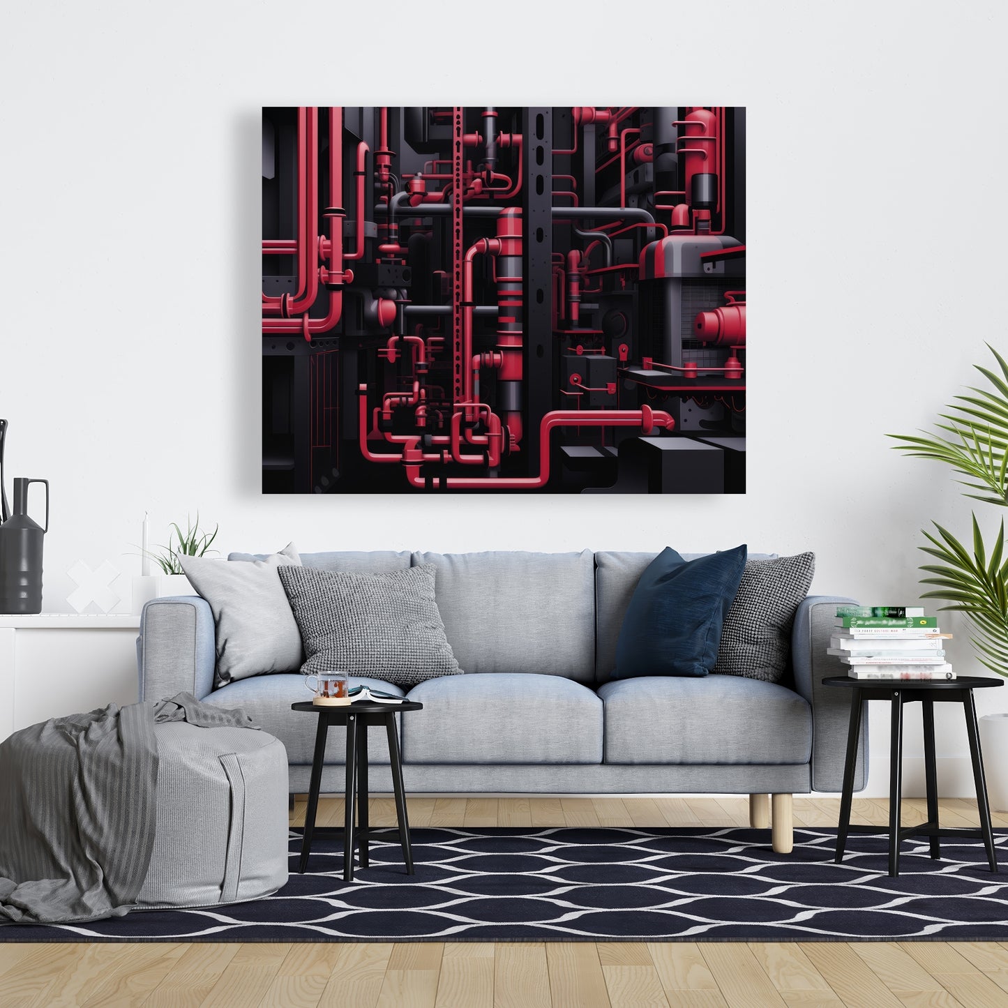 Machinery - 32"x32" Canvas