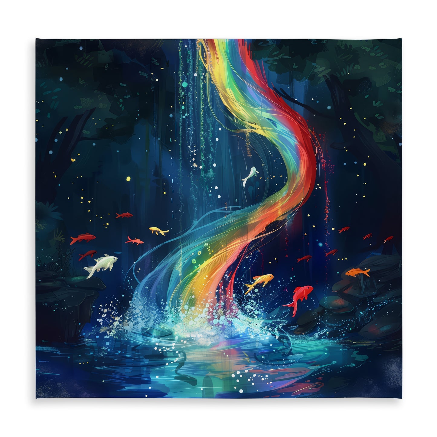 Swirl Red Indoor Outdoor Tablecloth for Home Decor | Stylish