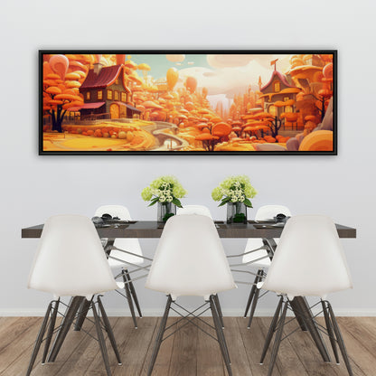 Honey land - 36"x36" Framed canvas