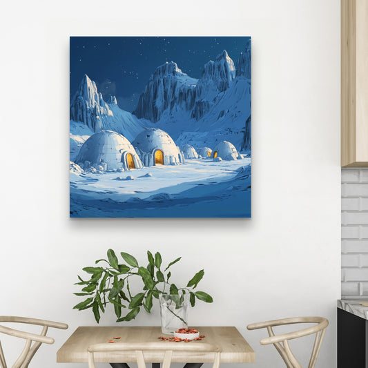 Ice Cold - Blue Canvas Art for Stylish Home Decor