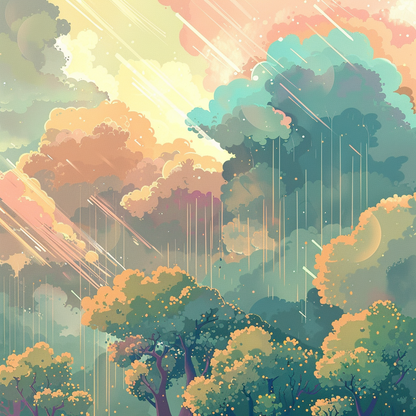 Crystal Winds Blue Poly Twill Throw Pillow Insert | Decor