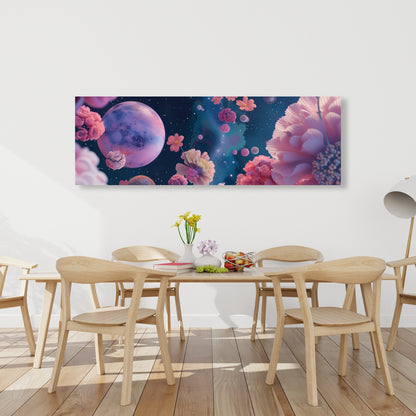 Pink Void - White Canvas for Stylish Home Decor | Art Piece