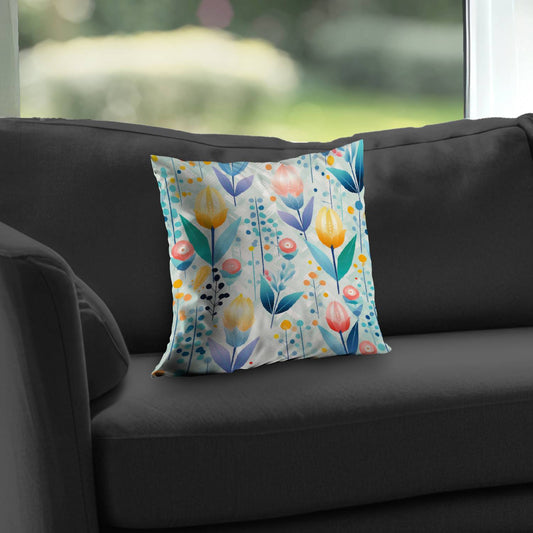 Calming Scents Orange Poly Twill Throw Pillow - Home Decor Insert