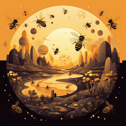 Hive Planet Black Poly Twill Throw Pillow Insert | Home Decor
