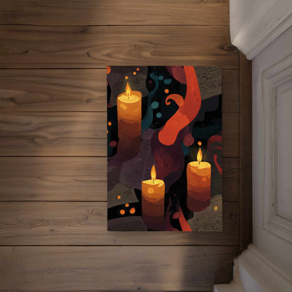 Paillasson intérieur/extérieur "Murmures de Flammes" | Décoration d'intérieur