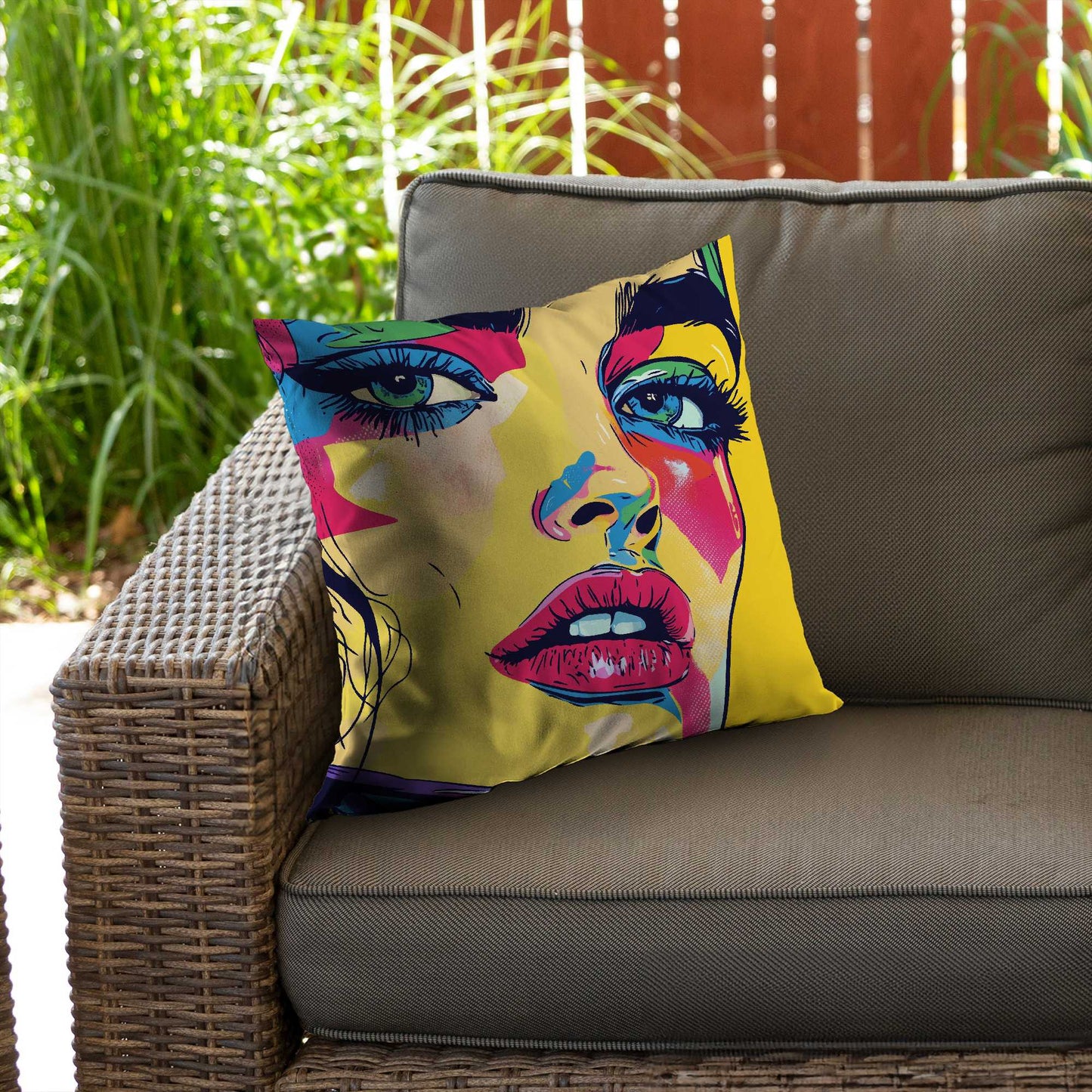 Glaze Poly Twill Throw Pillow | Stylish Home Decor Accent