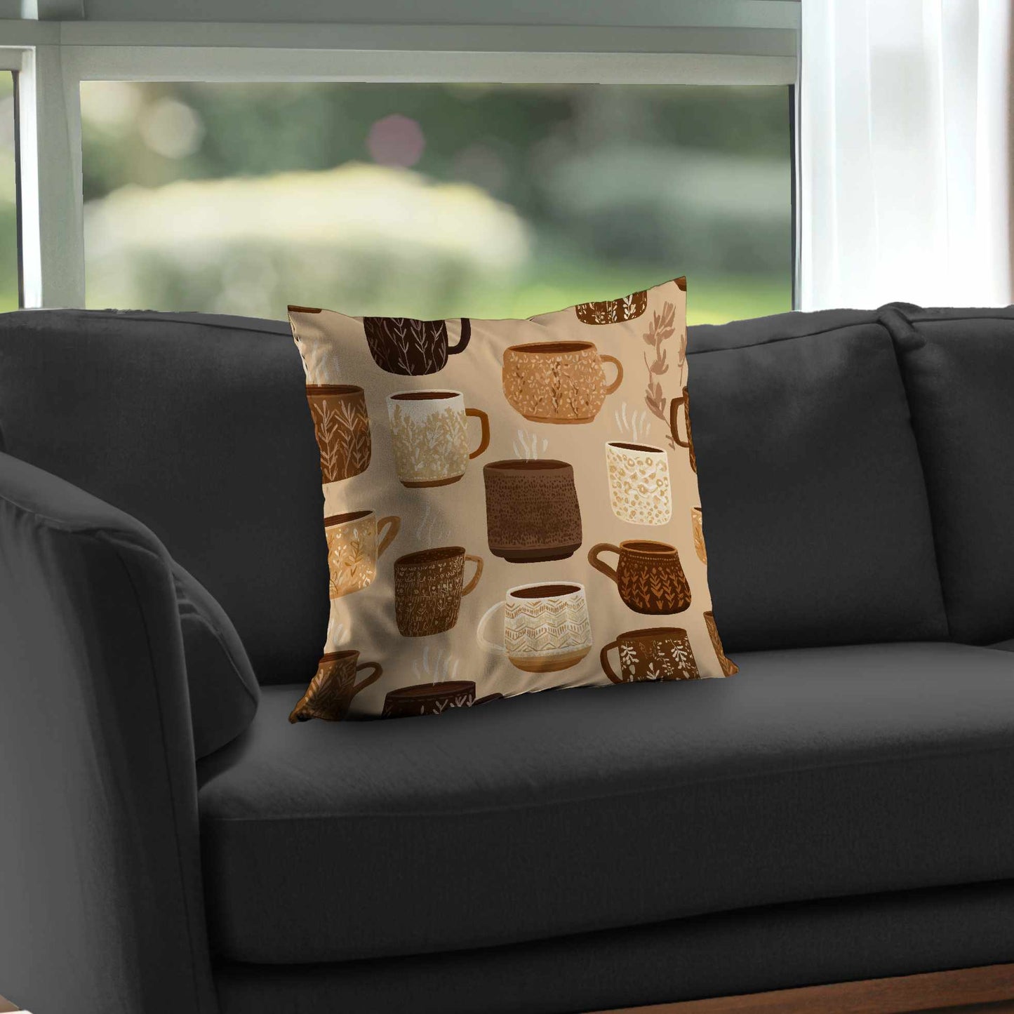 Cozy Cup Collection Poly Twill Throw Pillow - Home Decor