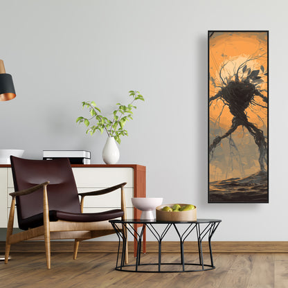 Final warning - 24"x24" Framed canvas