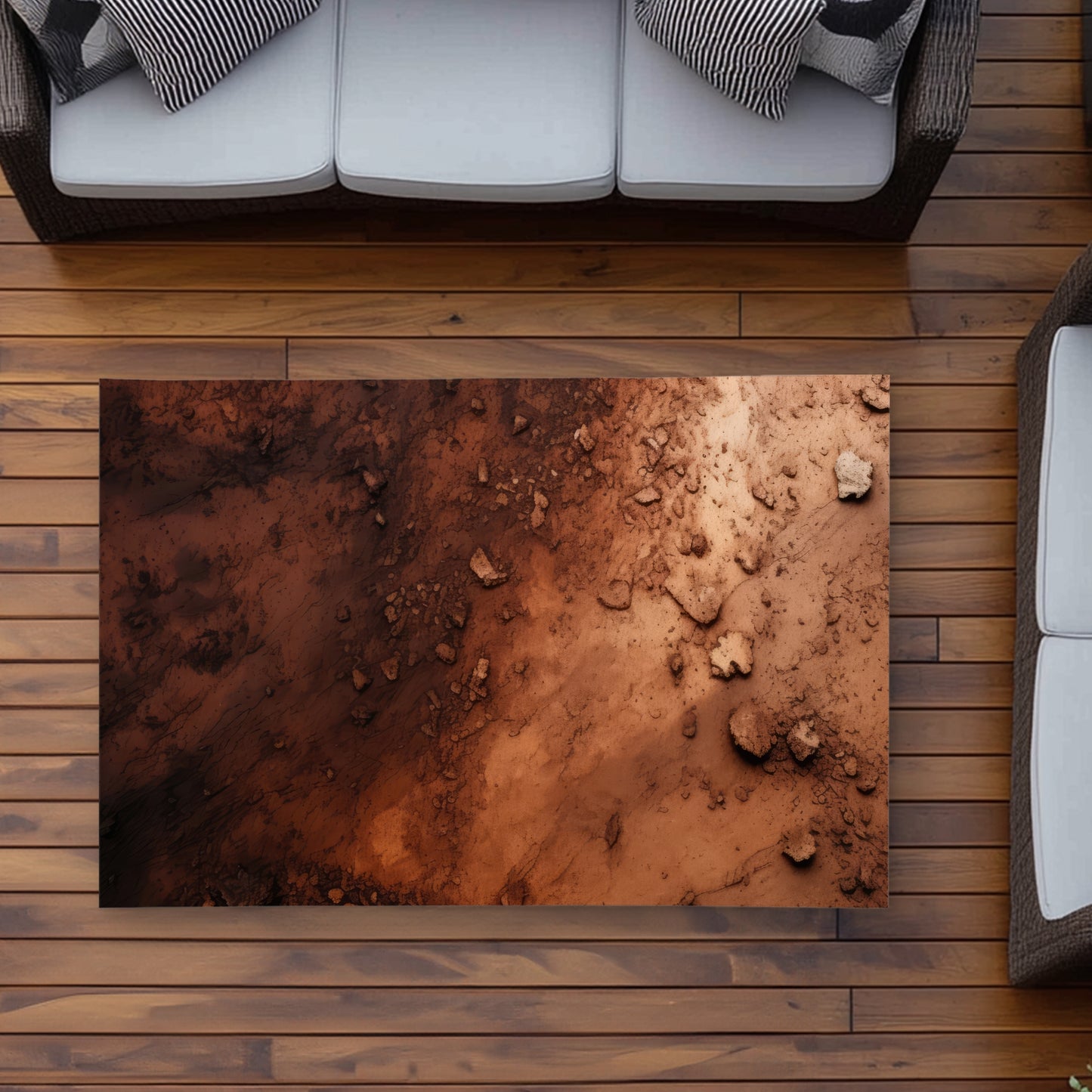 Tapis d'extérieur Digging | Décoration élégante pour les patios