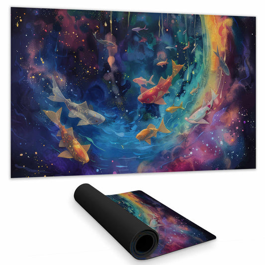 Milky Wave Gaming Mat - Stylish Home Decor Desk Pad