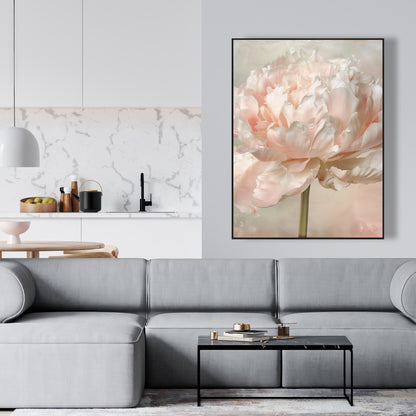 Peony - 24"x24" Framed canvas