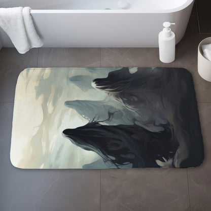 Searching for souls - 17"x24" Bath mat