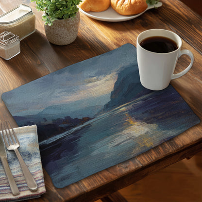 Obscure Braided Polyester Placemat for Stylish Home Decor