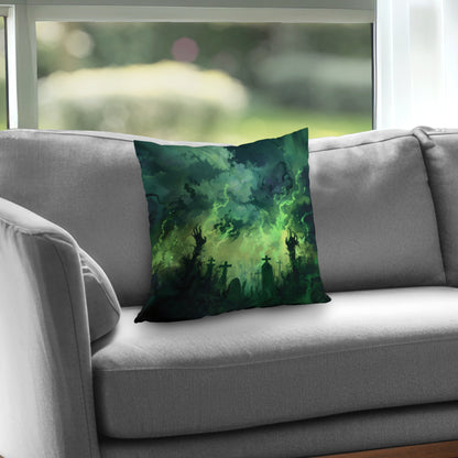 Reaching hell - Throw Pillow