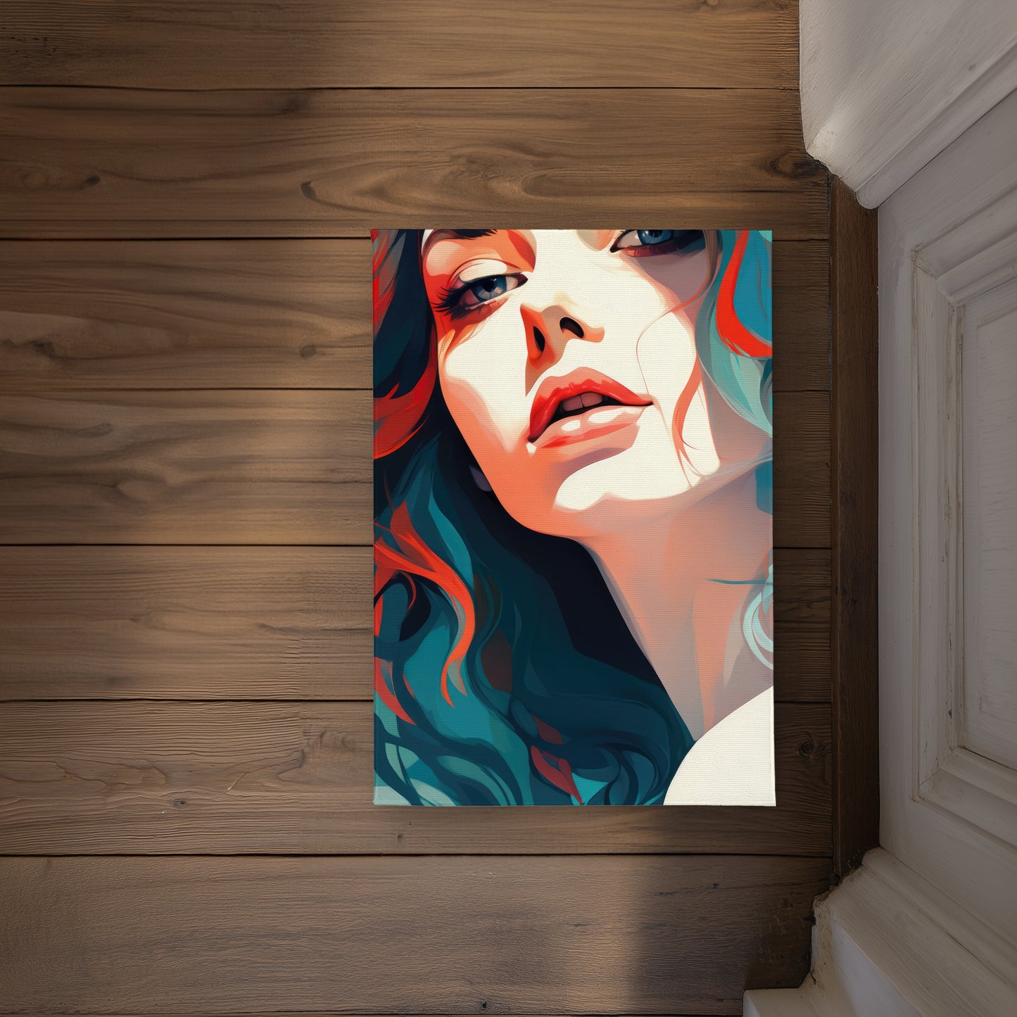 Dangerous Lips Red Indoor Outdoor Door Mat | Home Decor