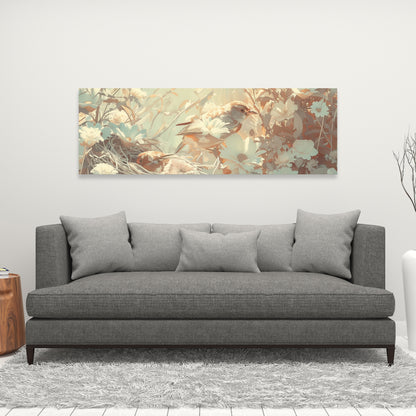 The Nest - Beige Canvas for Elegant Home Decor | Stylish Art