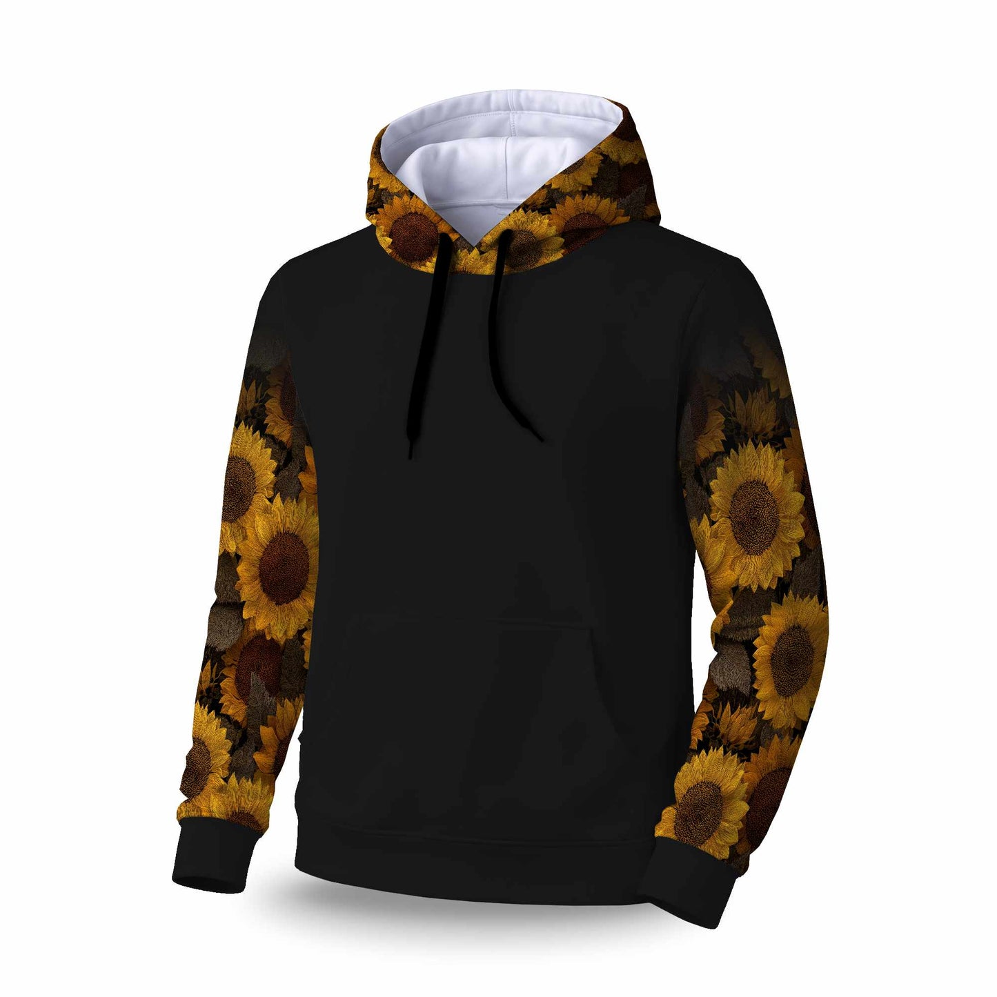 Golden Glow Blooms Sleevie Pullover Hoodie | Stylish Apparel
