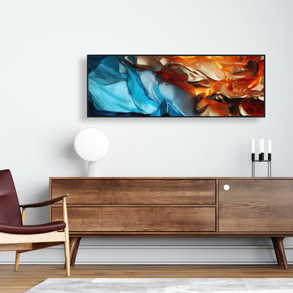 Mineral contrast - 36"x36" Framed canvas