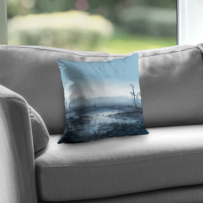 Swampy lands - Throw Pillow