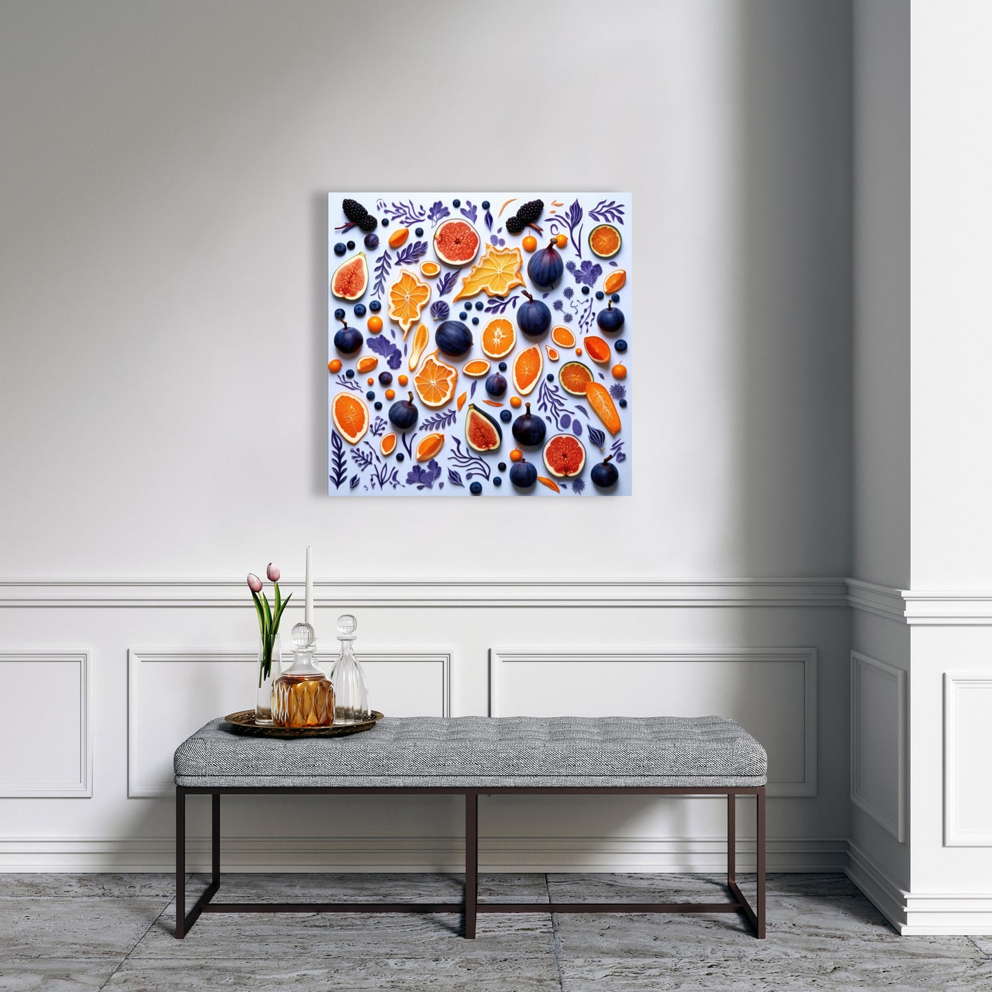 Fruity skins - 32"x32" Canvas