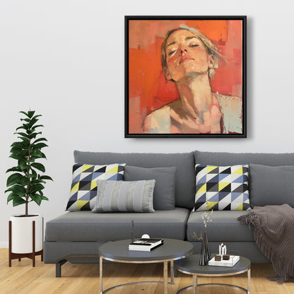 Relief - 24"x24" Framed canvas