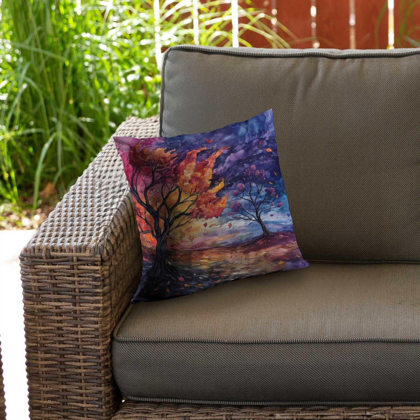Before the storm Poly Twill Throw Pillow - Home Decor Accent