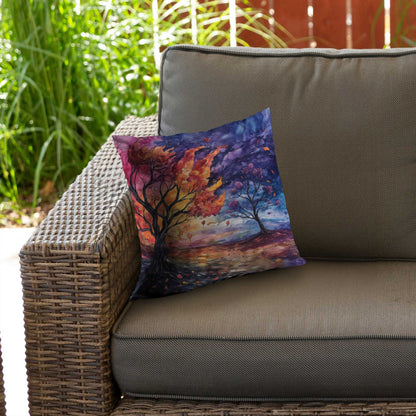 Before the storm Poly Twill Throw Pillow - Home Decor Accent