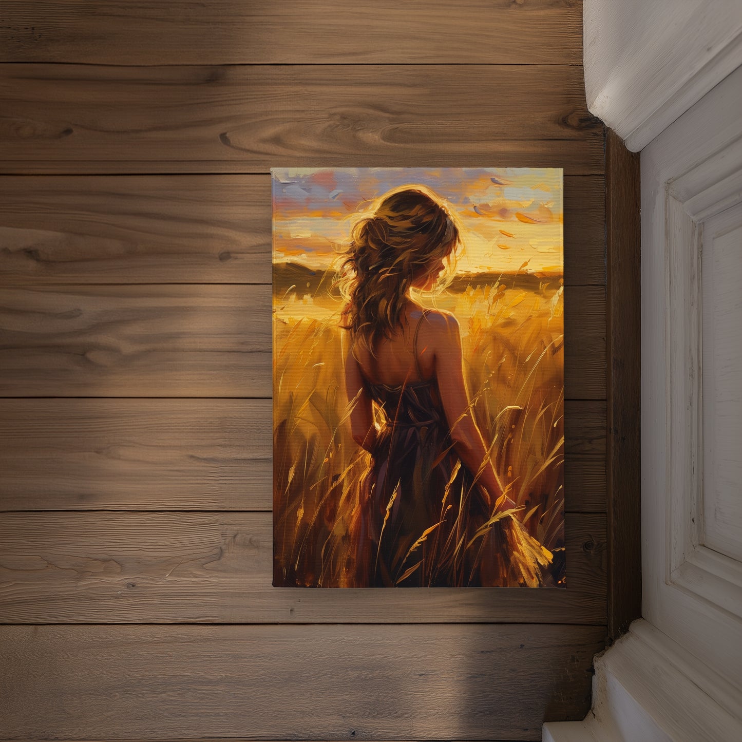 Warm Field Yellow Indoor Outdoor Door Mat | Home Decor