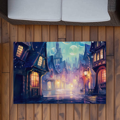 Tapis d'extérieur Bubble ville - Accent de décoration intérieure élégant