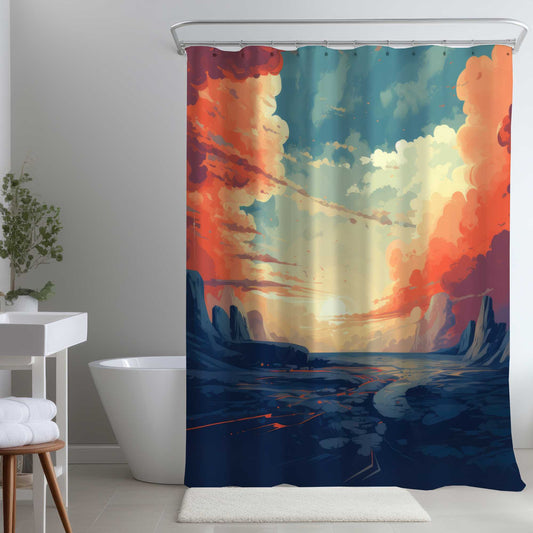 Enfin, un rideau de douche lumineux | Amélioration élégante de la décoration intérieure