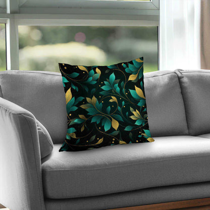 Twirling Twigs Turquoise Poly Twill Throw Pillow Insert |