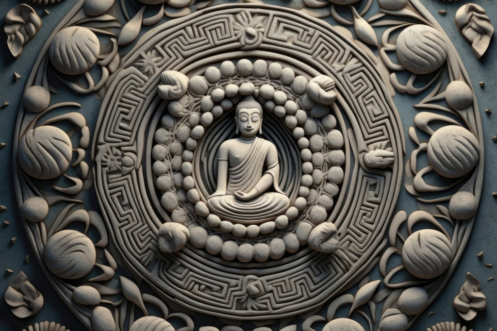 Tapis d'extérieur « Paix spirituelle » | Décoration d'intérieur pour la sérénité