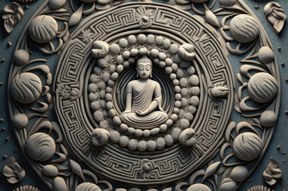 Tapis d'extérieur « Paix spirituelle » | Décoration d'intérieur pour la sérénité