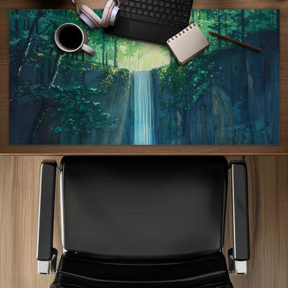 Waterfall Gray Gaming Mat - Stylish Home Decor Addition
