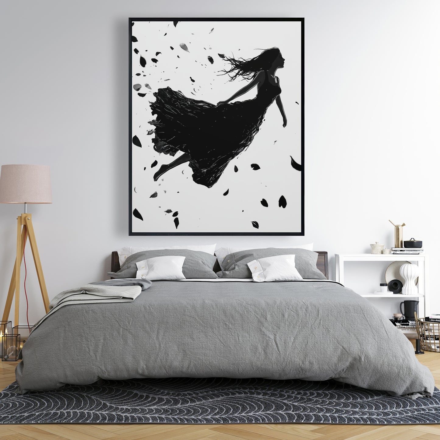 Floating - 24"x24" Framed canvas