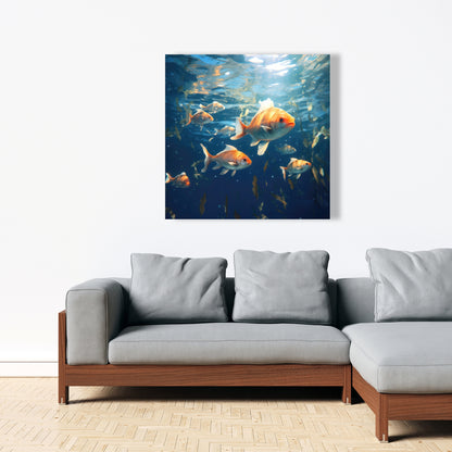 Free flow - 32"x32" Canvas