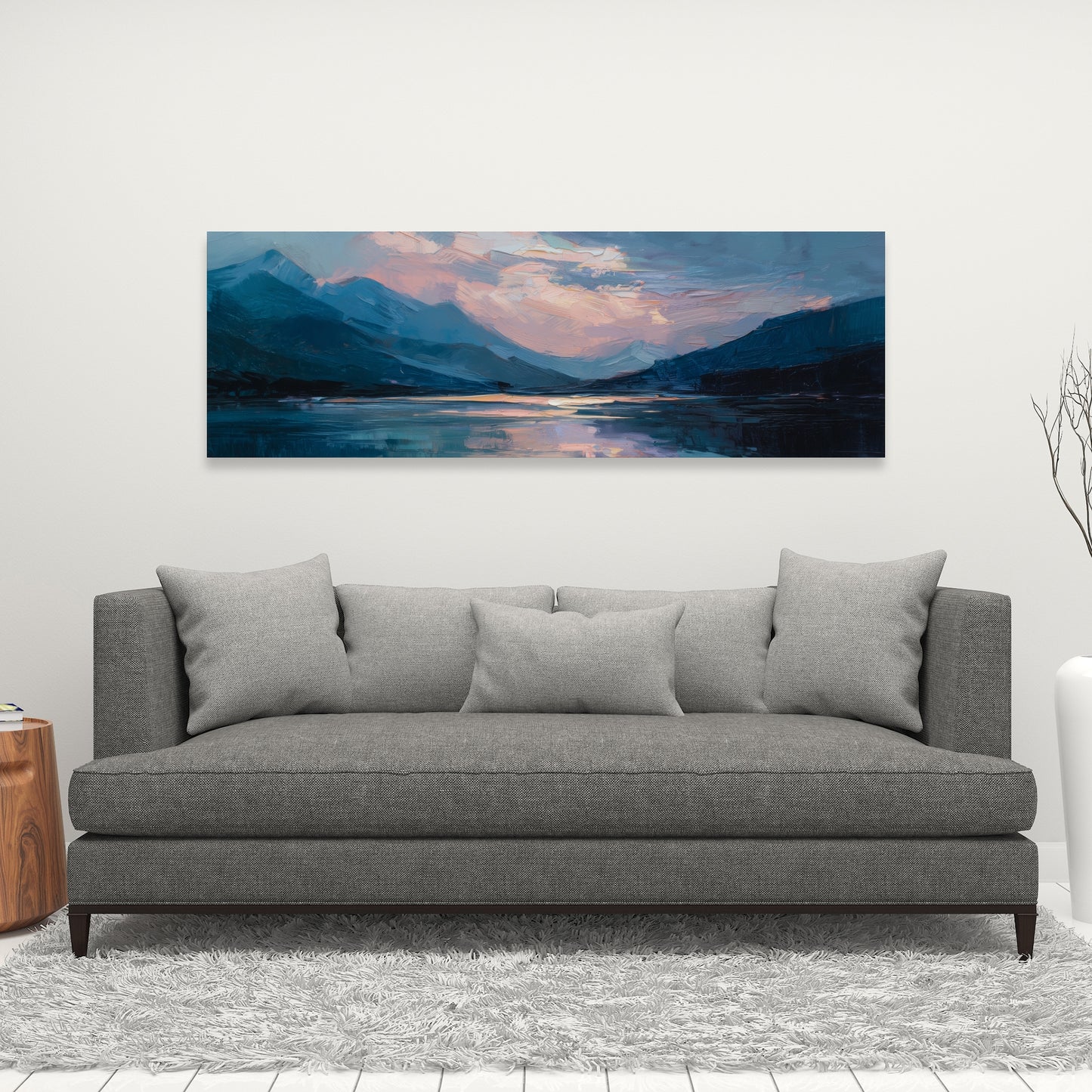 Reflect Pink Canvas - Stylish Home Decor Accent Piece