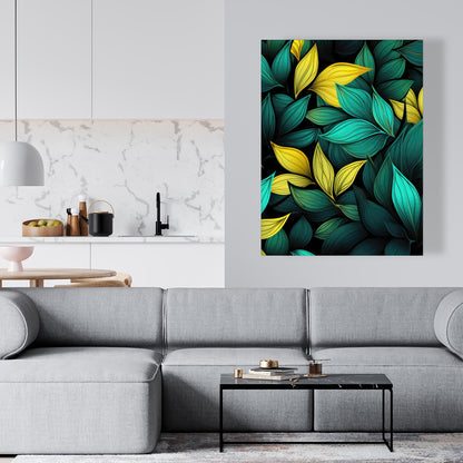 Potent Aroma - Yellow Canvas Art for Home Decor and Style