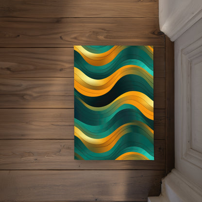 Voluptuous Turquoise Indoor Outdoor Door Mat | Home Decor