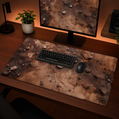 Mud and Stones Desk Mat | Stylish Home Decor Desk Pad