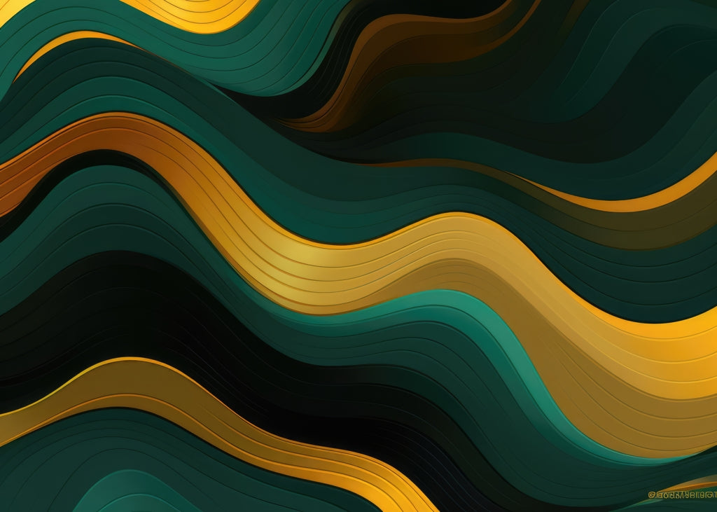 Golden Harmony Turquoise Indoor Outdoor Door Mat | Decor